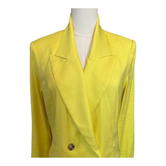 π π NWOT CABI Glow Up Buttercup Double-Breasted Blazer | Womenβs Sz M - Picture 3 of 12